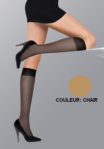 Paires bas chair - mi-bas, "